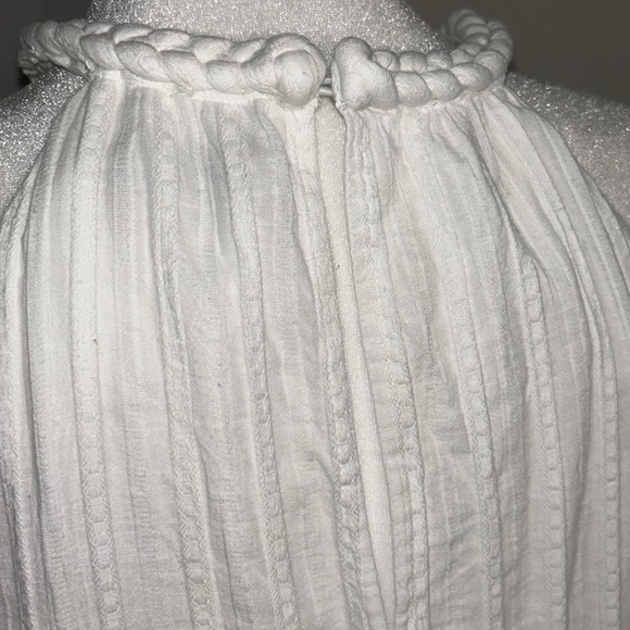 LOFT Summer Sundress with Braided Collar Size SP - Picture 5 of 9